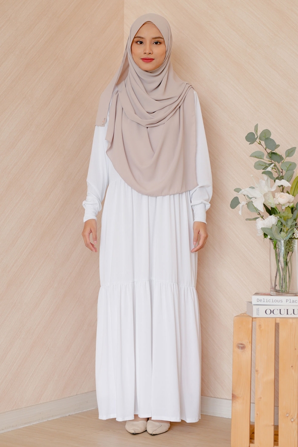 Ruffle Maxi - White Ruffle Maxi - White